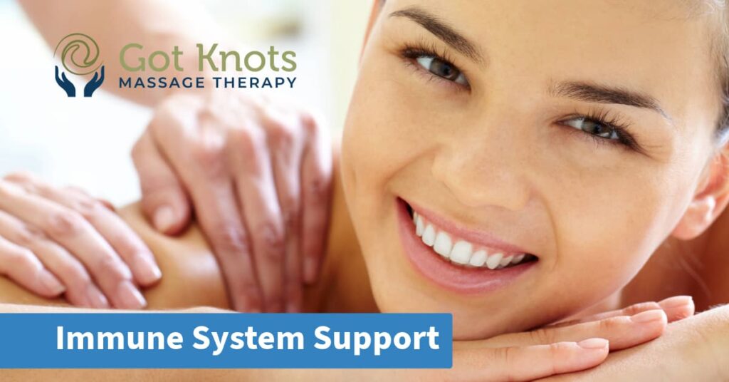 Massage helps with the immune system